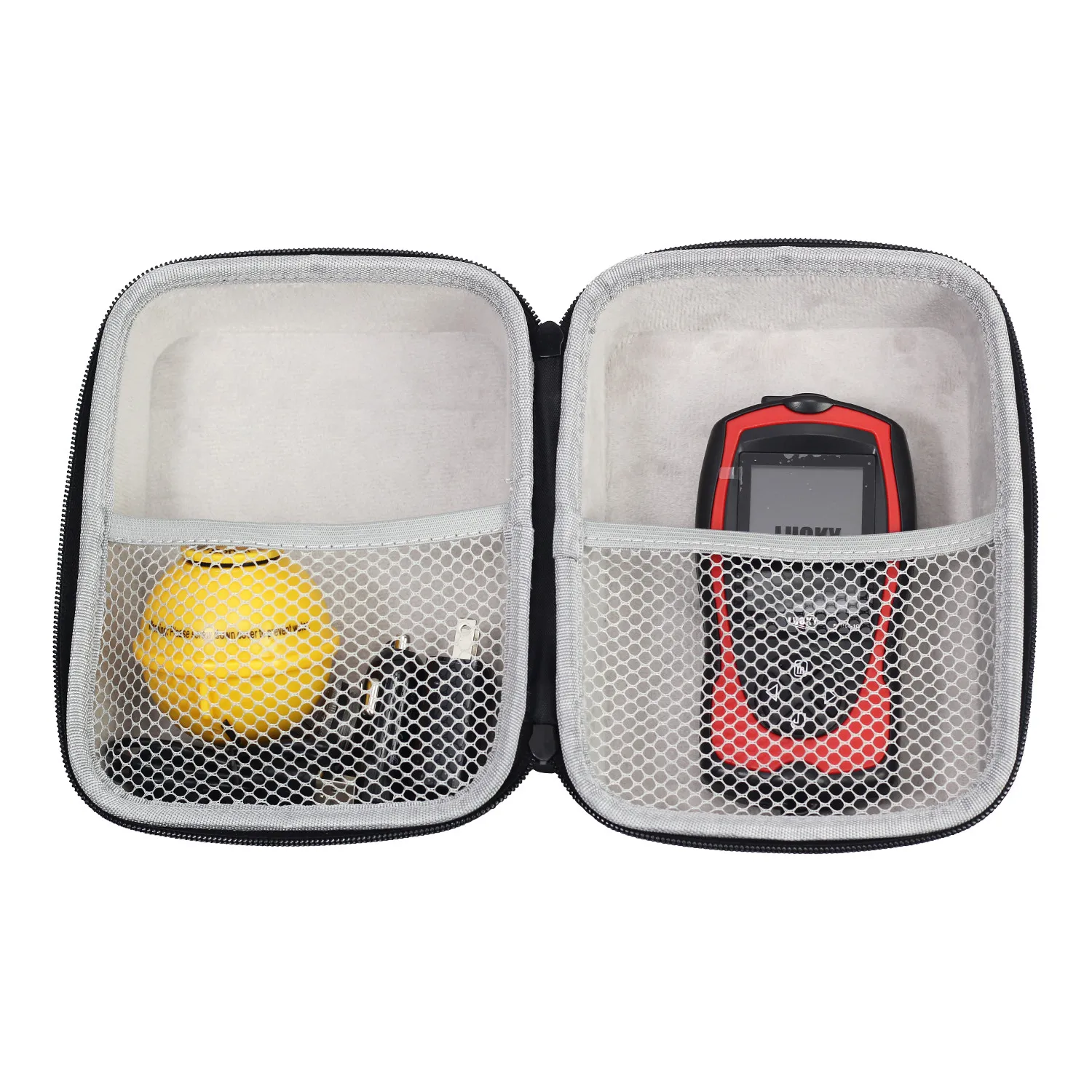 LUCKY-bolsa de almacenamiento portátil para Detector de peces, caja de almacenamiento portátil resistente a la presión y anticolisión, herramienta de pesca - imagen 3