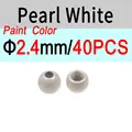 2.4mm Pearl White 40