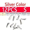12PCS S Silver