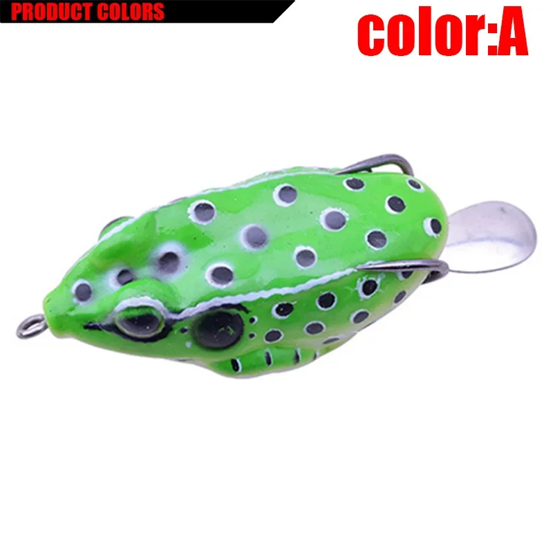 Cebos blandos realistas, 8cm, 10,5g, señuelos de Inteligencia de rana de salto pequeño, cebo de silicona para basura, Wobblers, aparejos de pesca Crankbait, 1 ud. - imagen 4