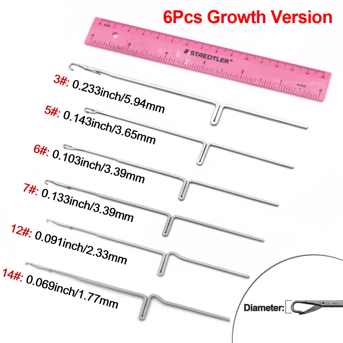 6Pcs Growth Version
