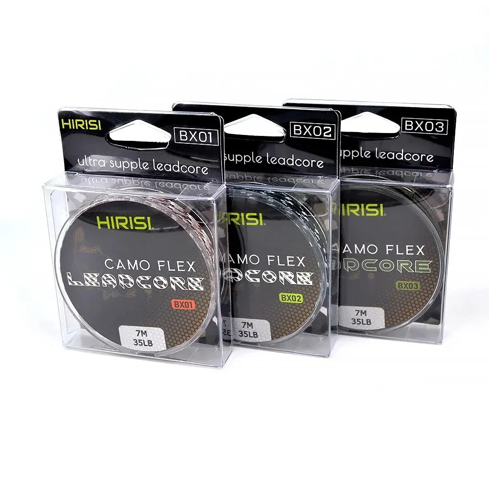 Hirisi Leadcore Línea de aparejo para carpa trenzada multicolor - imagen 5