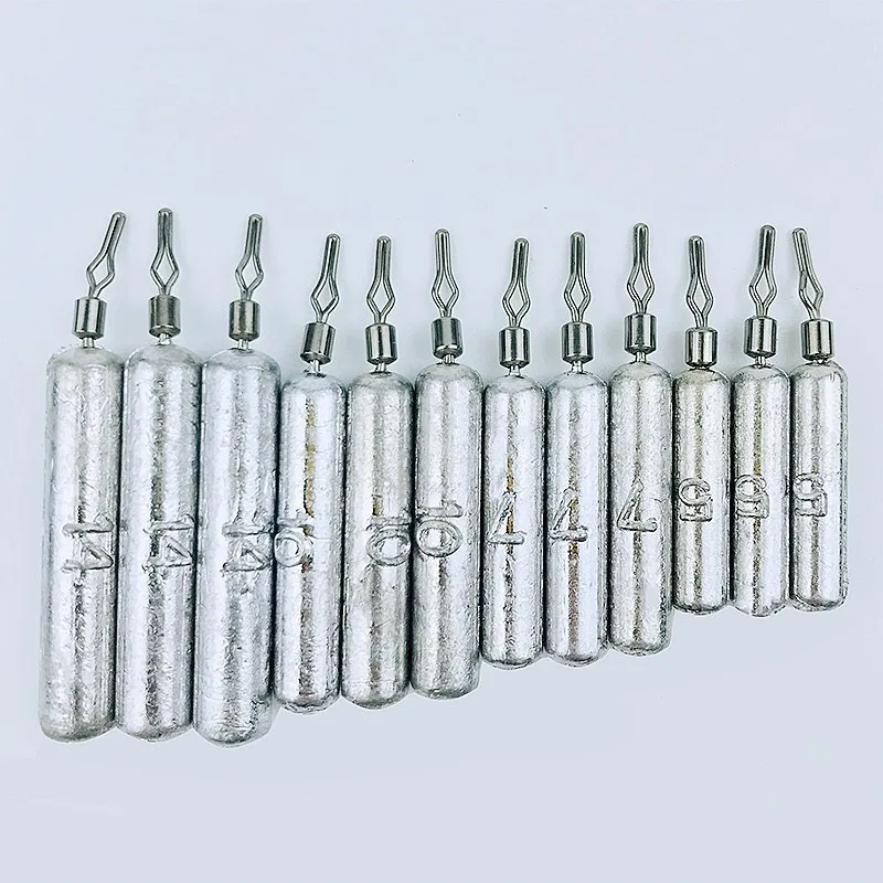 10 unids/lote de plomo de pesca 3,5g 5g 7g 10g 14g 20g, pesas de pesca, cebos de pesca de carpa, accesorios de aparejos de pesca - imagen 2