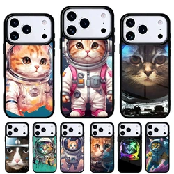 Funda Space Kitty Cat Adventures para iPhone – Carcasa trasera para pesca