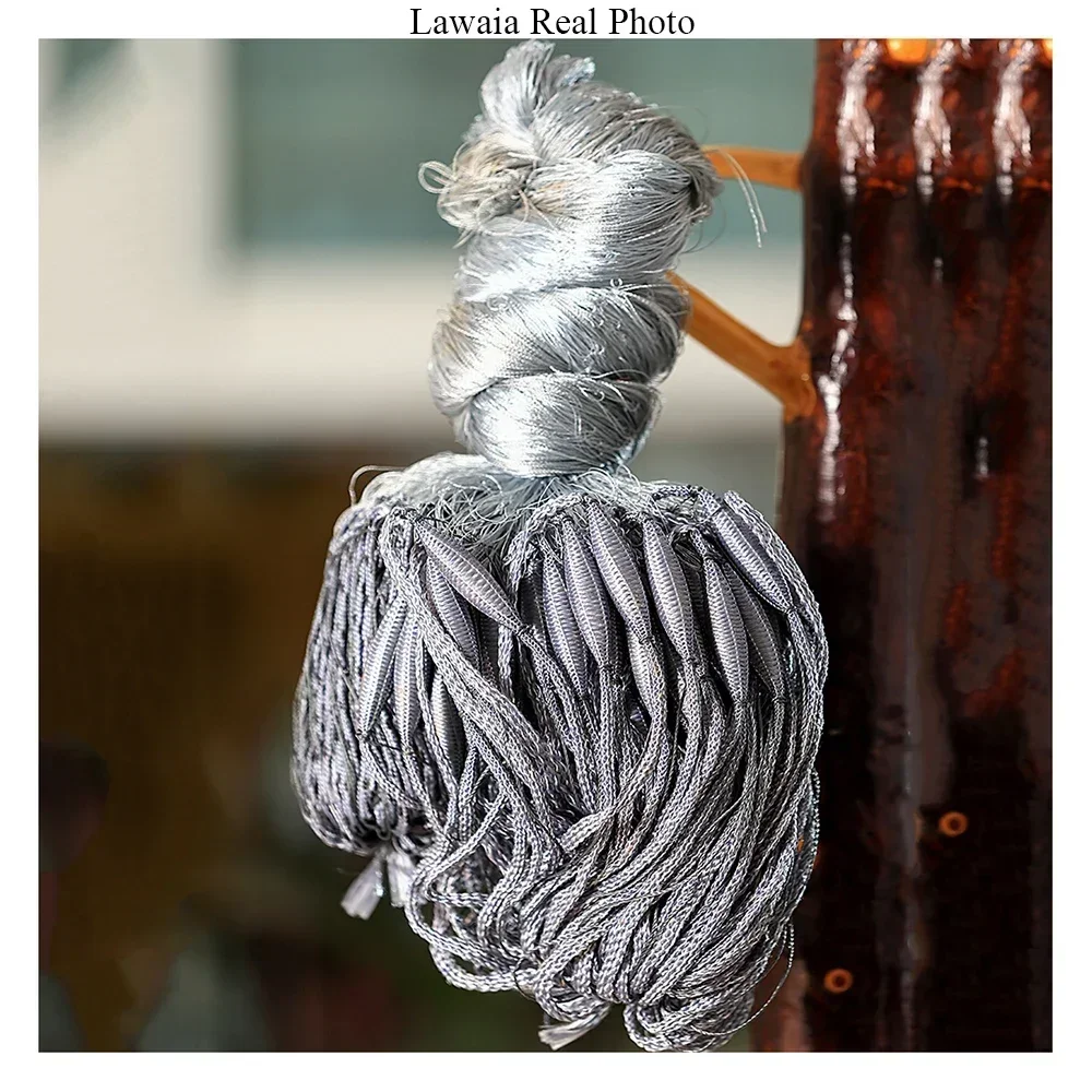 Lawaia, red de enmalle estilo Finlandia de 3 capas, multifilamento, aparejos de pesca de malla pequeña, trampa de red de pesca tejida a mano, accesorios de pesca - imagen 3