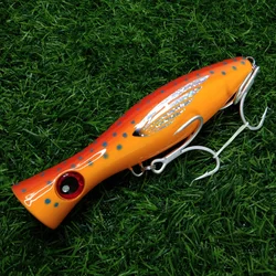 Noeby 2 uds 16cm 78g señuelo de pesca Popper agua salada Topwater Popper señuelos para Striper atún Bluefish pez depredador grande en alta mar