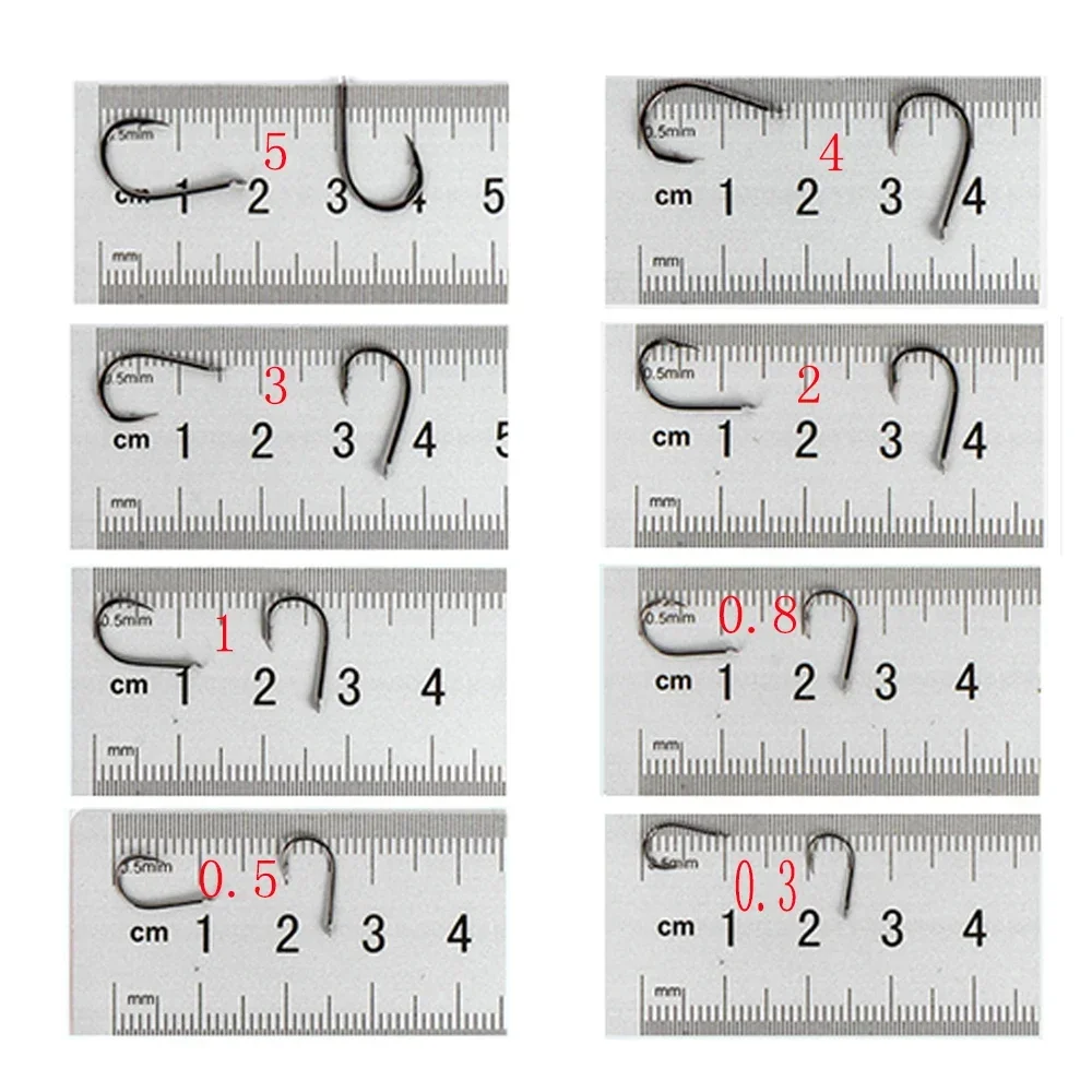 50 unids/bolsa gancho de carpa con púas gancho de boca torcida de acero rico en carbono gancho especial para pargo de mar - imagen 4