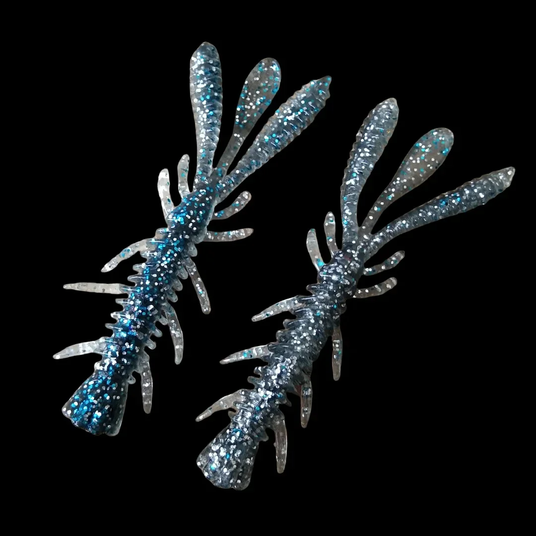 10 Uds 6cm 1,6g cebo de pesca de camarones suaves flotantes Wobblers señuelo de natación de camarones Jig Salt Swimbait de silicona con atrayente de peces - imagen 4