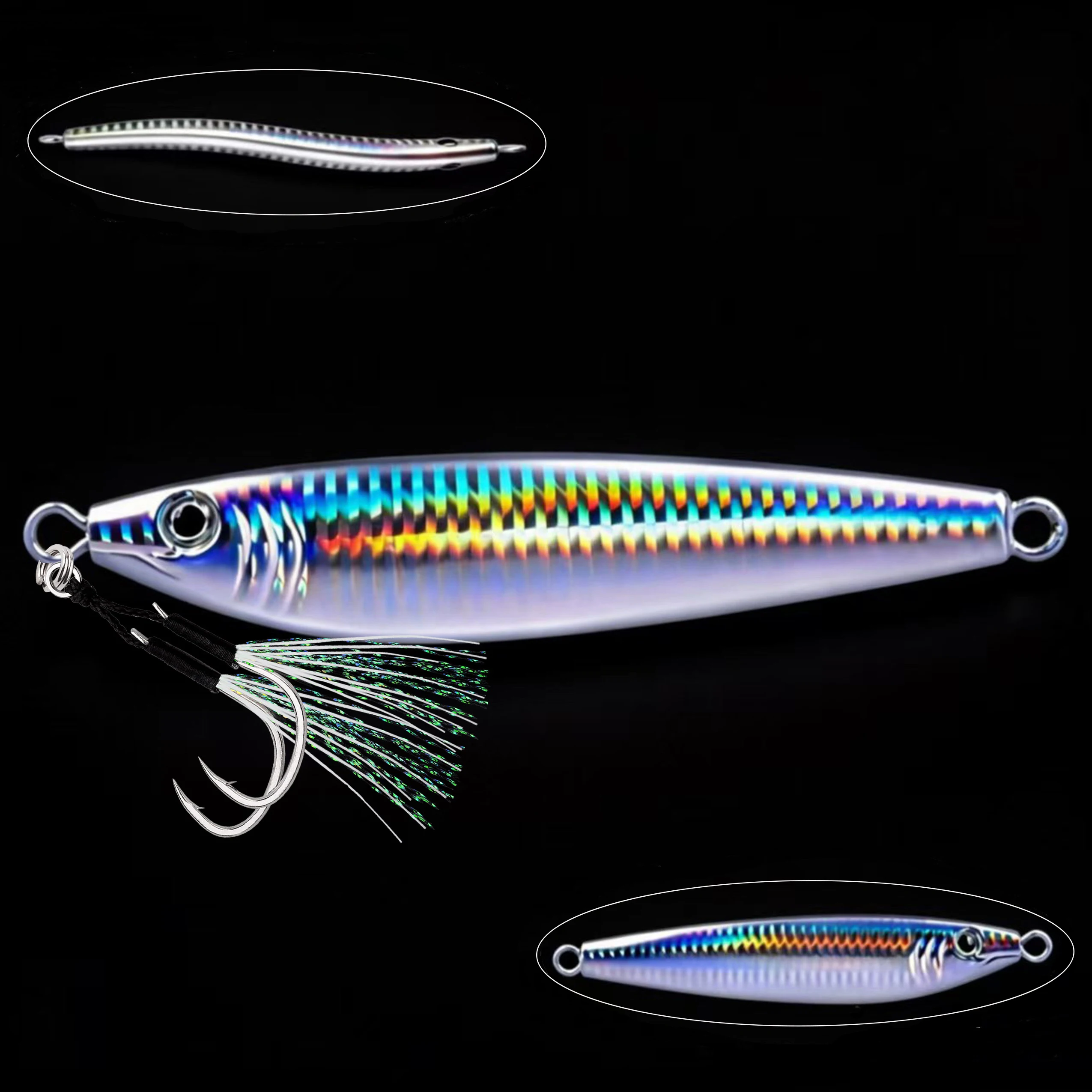 Jig de Mar Profundo con Ojo 3D para Caballa a la Deriva - imagen 5