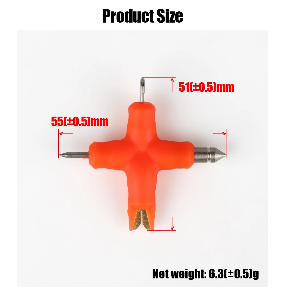 Detalle de la aguja y el anzuelo extractor