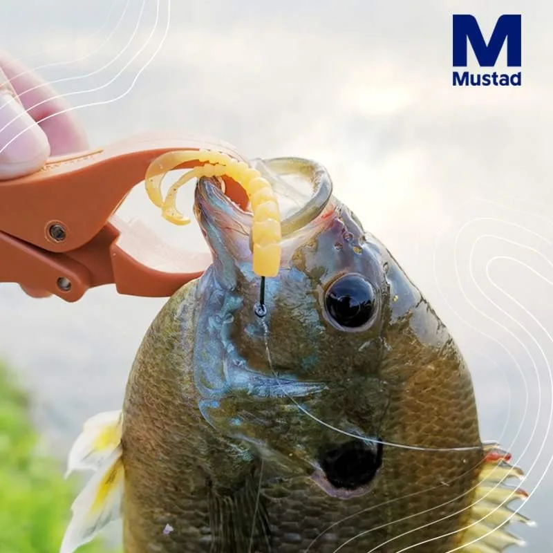 Mustad-gusano blando de Camarón, 4,3 cm, raíz de AJW-CHK, percha de micropescado, pez sol, cola en T, pequeña, AutoEntrada - imagen 5