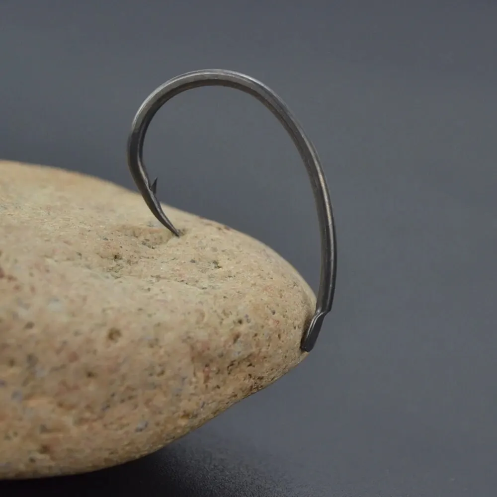 Hirisi 50 Uds. Anzuelos de púas con revestimiento de PTFE, anzuelos de púas para pesca de carpa, accesorios 7011 - imagen 4