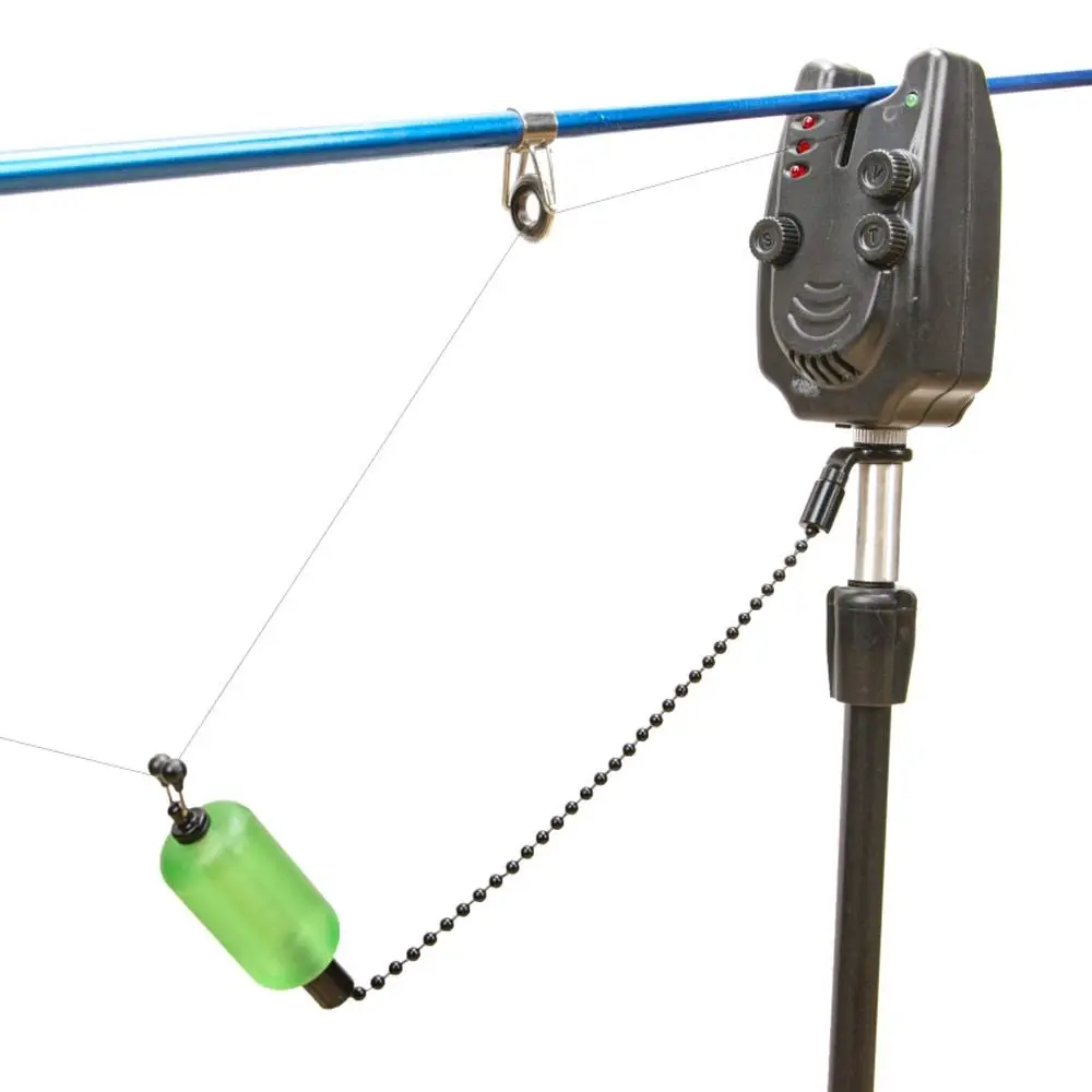 Wobbler de cadena suave pintada de Metal, sin luz, alarma de pesca, herramientas de pesca, aparejos, 1 unidad - imagen 3