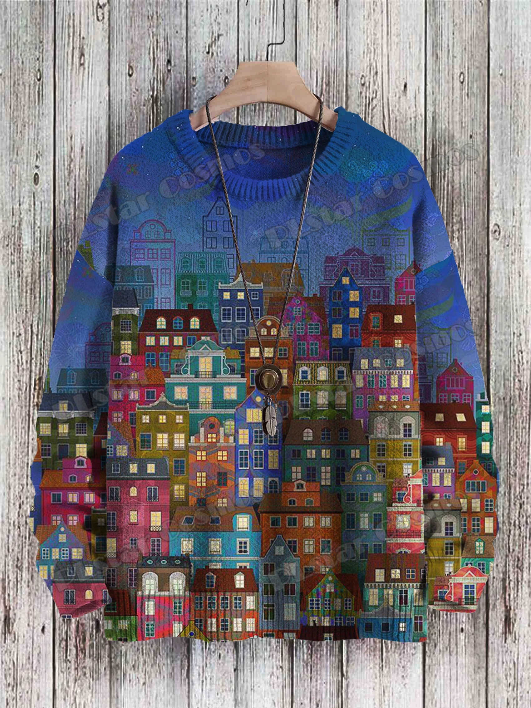 Jersey KMY26 con estampado 3D de tinta salpicada – Arte retro unisex - imagen 3