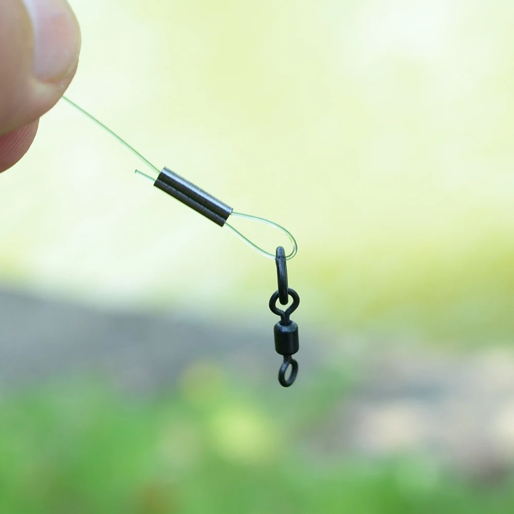 Tubo de pesca de cobre doble, manguitos de prensado, conector, accesorios de pesca, 50 unidades - imagen 5