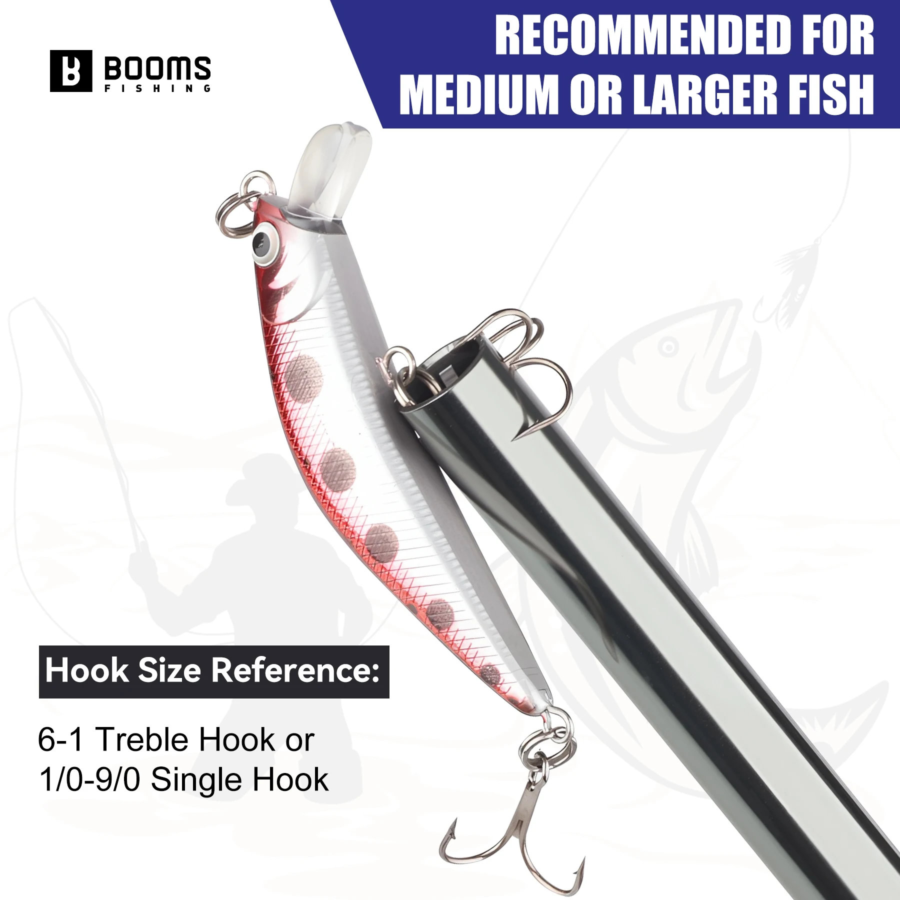 Booms Fishing XW20-desacoplador de anzuelos de tubo de aluminio portátil, Extractor de anzuelos de pesca, separador de anzuelos, aparejos de pesca - imagen 5