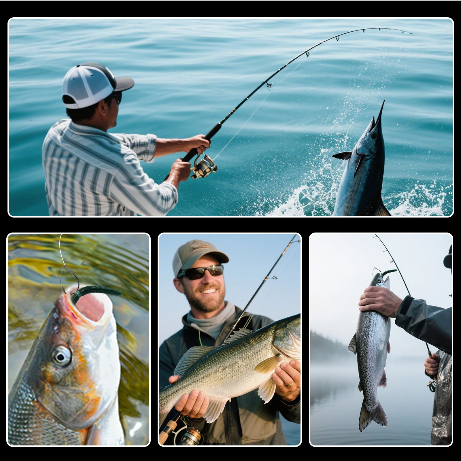 FishTrip Vinilo Noodle 5,3-7,8g – Señuelo Blando para Pesca en Mar - imagen 4