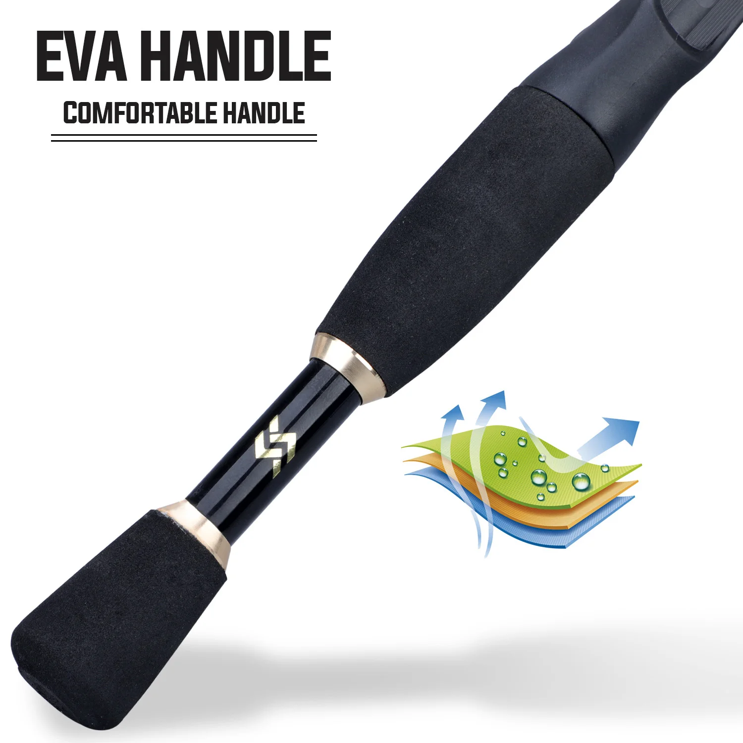 Sougayilang-caña de pescar telescópica de 1,8-2,4 m, caña giratoria/fundida ultraligera para Pesca, caña de pescar de fibra de carbono, aparejos de Pesca - imagen 5