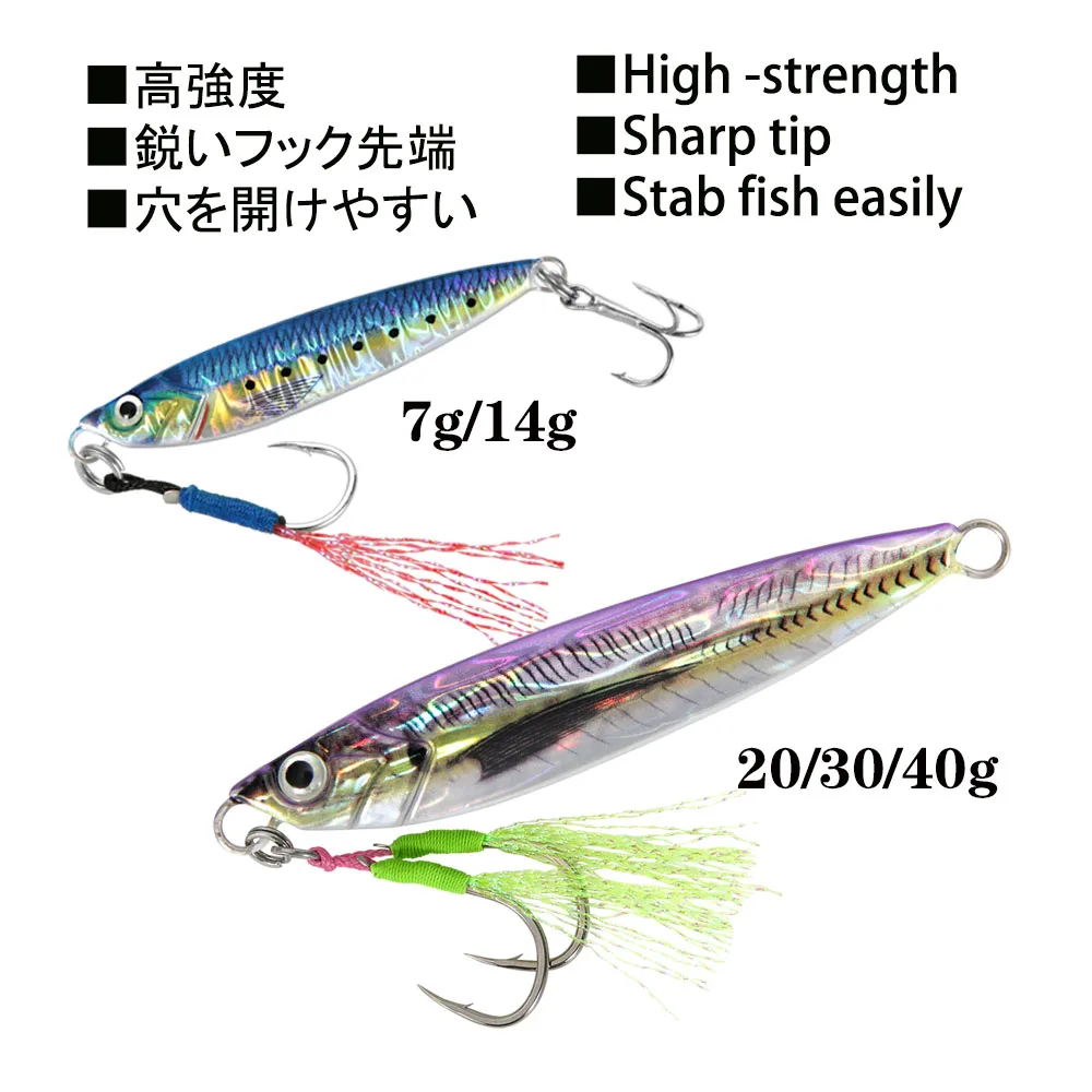Jig Shore Jigging Metal 3D Láser – Cebo artificial realista desde costa - imagen 5