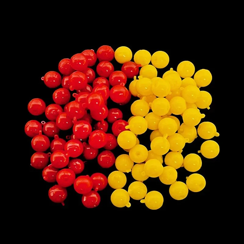 Pesca de carpa de 8/10/12/14mm, bola semiflutuante, sabor a maíz, Mini señuelo de anzuelo TPR suave con agujero, bola de pesca de carpa, trucha y lubina