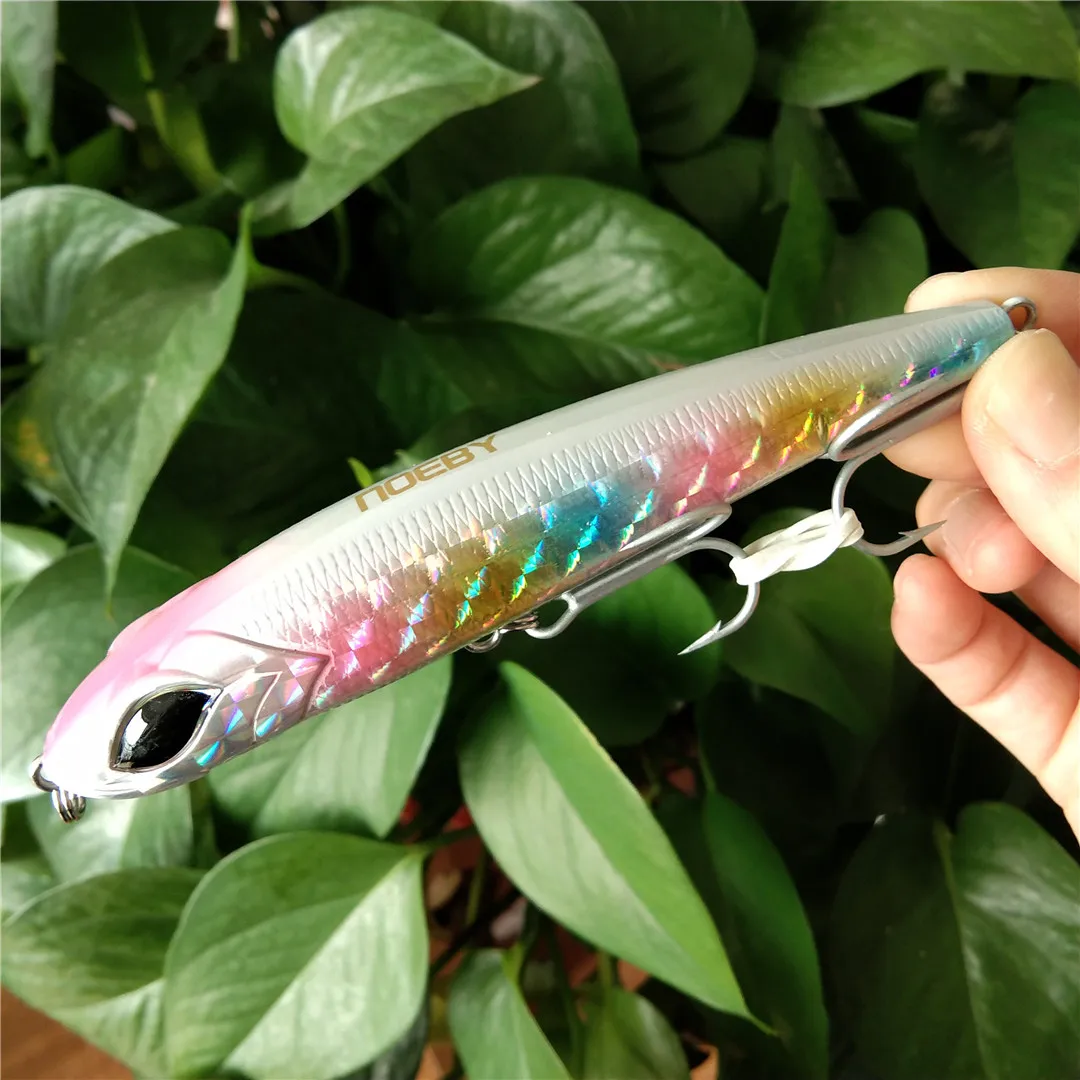 Noeby-Señuelos de Pesca de fundición superior, cebos duros de calidad, lápiz de acción profesional, aparejos de pesca que se hunden, 115mm, 51g - imagen 4