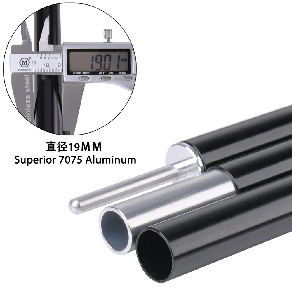 Goture, 1 par, 12 secciones, barra de tienda ligera, 1,8 M, 7705, poste de lona de aluminio, postes de tienda, accesorios con bolsas para acampar al aire libre - imagen 3