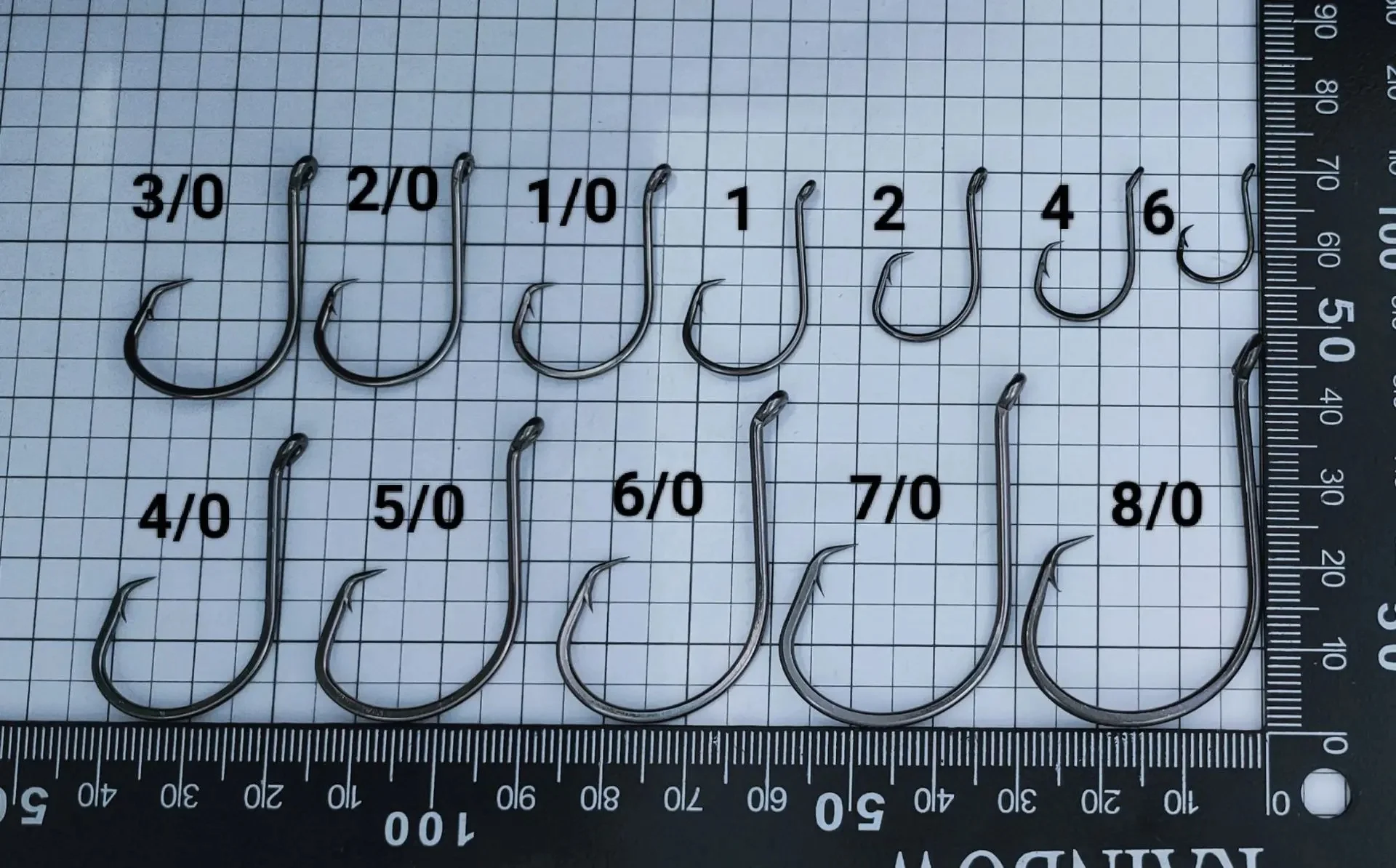 Anzuelo de pesca Octopus Circle Olecranon acero alto en carbono punta de aguja de molienda sin óxido en anzuelos de agua salada lote 20 piezas VENTA - imagen 4