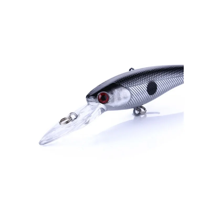 Luya cebo Mino de lengua larga, Micro objeto flotante, gota de largo alcance, cebo duro de plástico pequeño Milo, cebo falso con cuentas de sonido - imagen 2