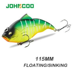 JOHNCOO Crankbait flotante 115mm para lubina