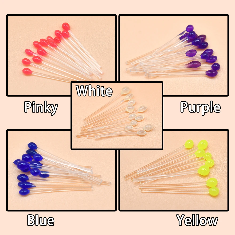 50 Uds. Ojos de cangrejo y camarón, materiales para atar moscas, ojos de señuelo para agua salada y Lucio, moscas, ojo de pesca - imagen 4