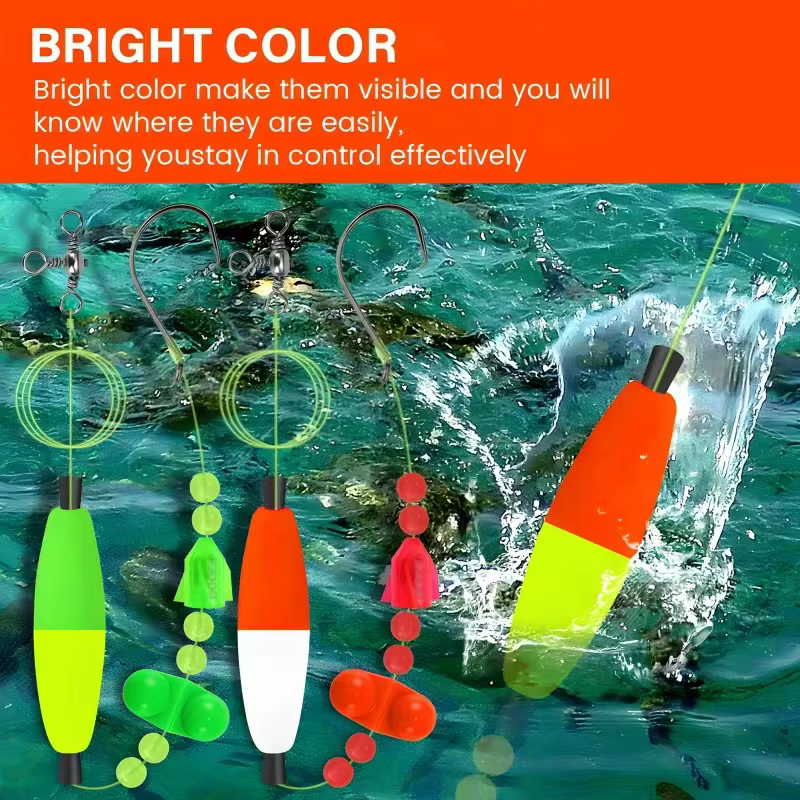 YOTO Rigs Flotantes para Bagre – Anzuelos circulares con indicador campana - imagen 4