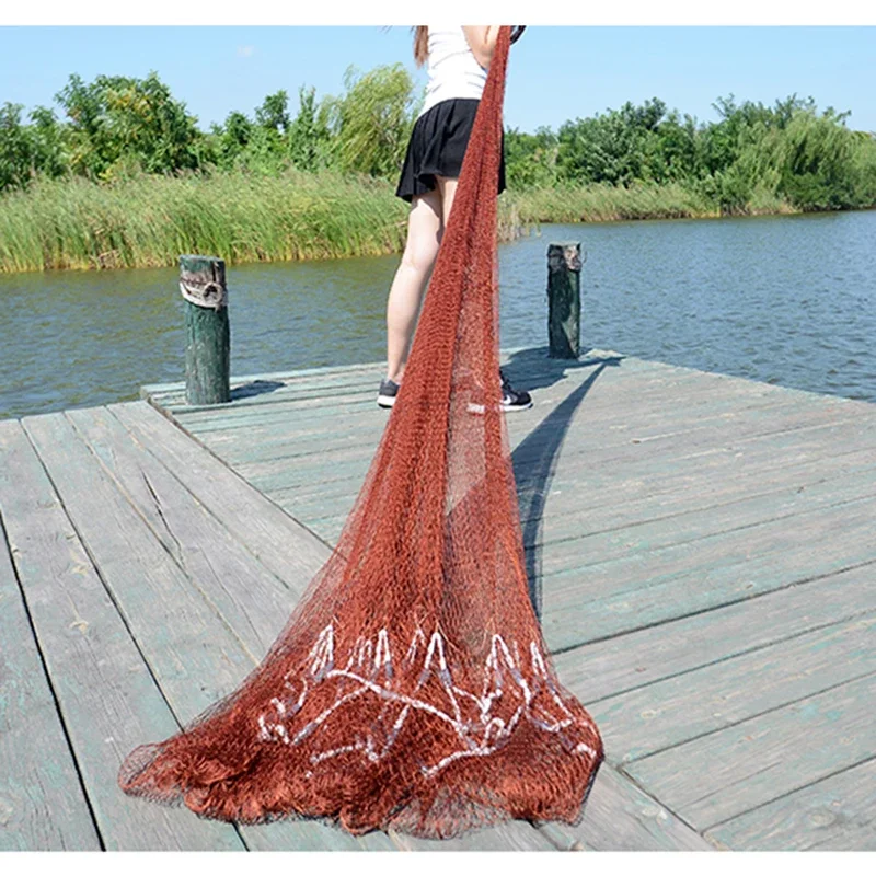 Lawaia-redes de pesca de línea trenzada hechas a mano, estilo tradicional, con plomos de acero, altura de 2,5 M/3,5 M/4M - imagen 2