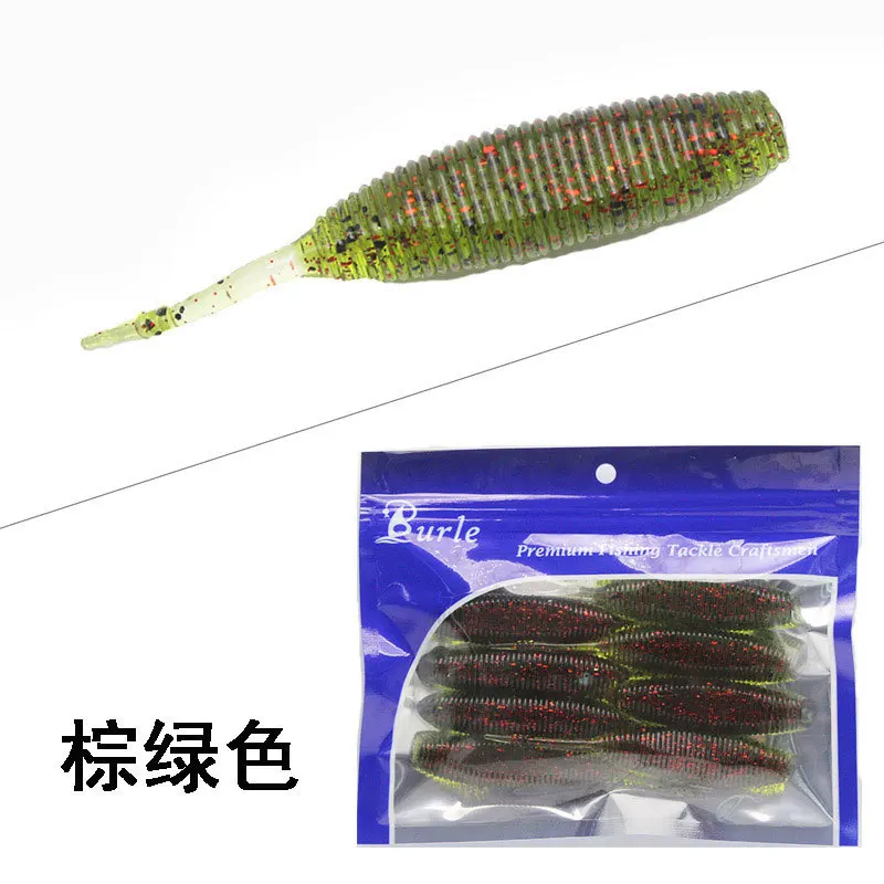 Equipo de pesca PD, cebo flotante de camino con sabor a pescado, Mosca de Ninfa gruesa, golpe negro con sal, patata, abeja, Pupa, cebo suave - imagen 4