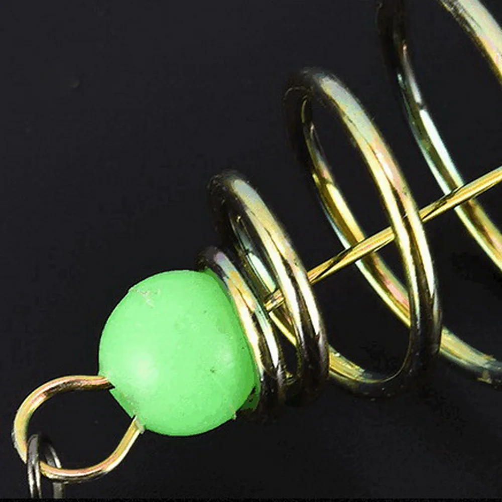 Red de pesca de primavera con bola luminosa nocturna, conector de pesca de anillo sólido para suministros de aparejos de pesca de agua dulce, 1 ud. - imagen 5