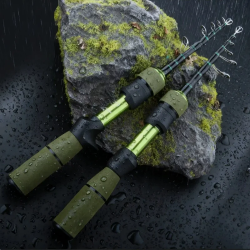 Caña de Pescar Telescópica Carbono Ultraligera para Viajes - imagen 5