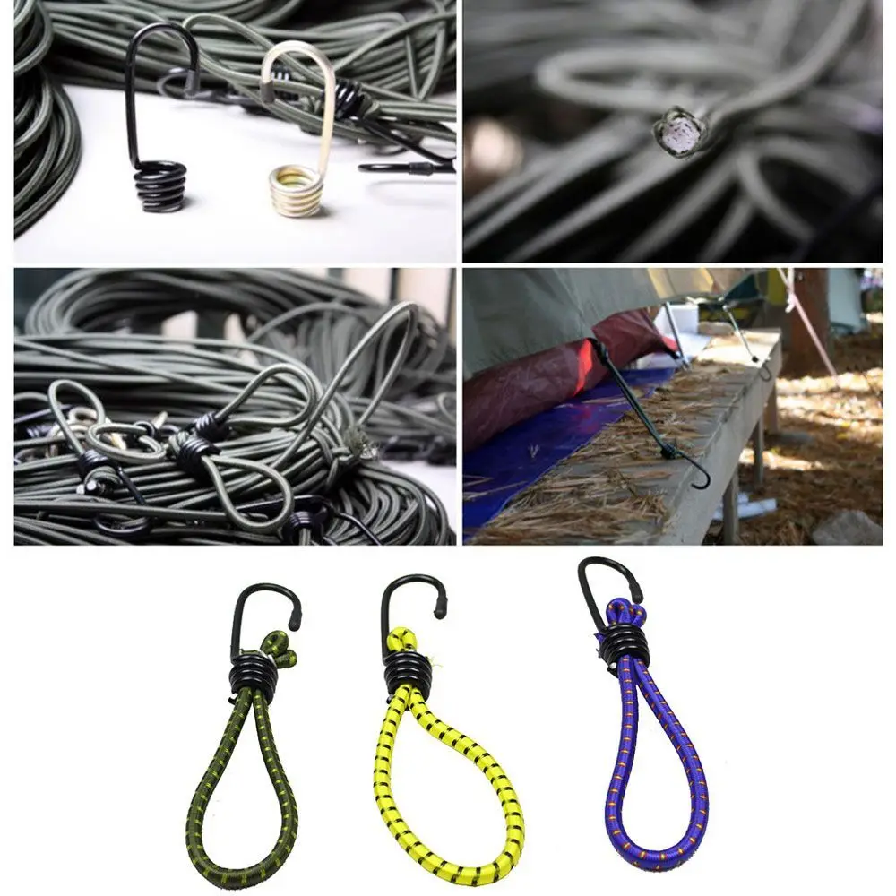 Toldo reutilizable para exteriores, cuerda elástica para acampar, accesorios para tienda de campaña - imagen 5