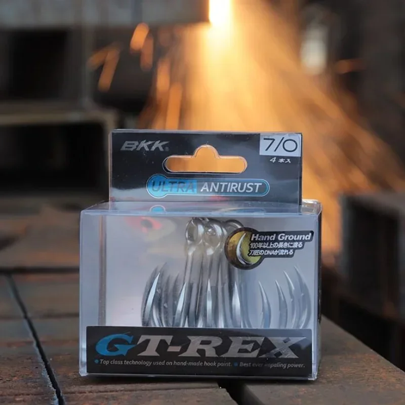 Anzuelo triple BKK GT-REX 6071-7X-HG para pesca en agua salada - imagen 3