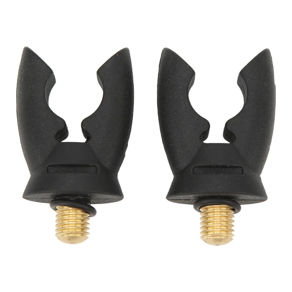 Cabezal de apoyo para caña de pescar de silicona portátil, 2 uds., forma de U, antideslizante, agarre para caña de pescar, soporte para caña de pescar, poste de mar - imagen 4