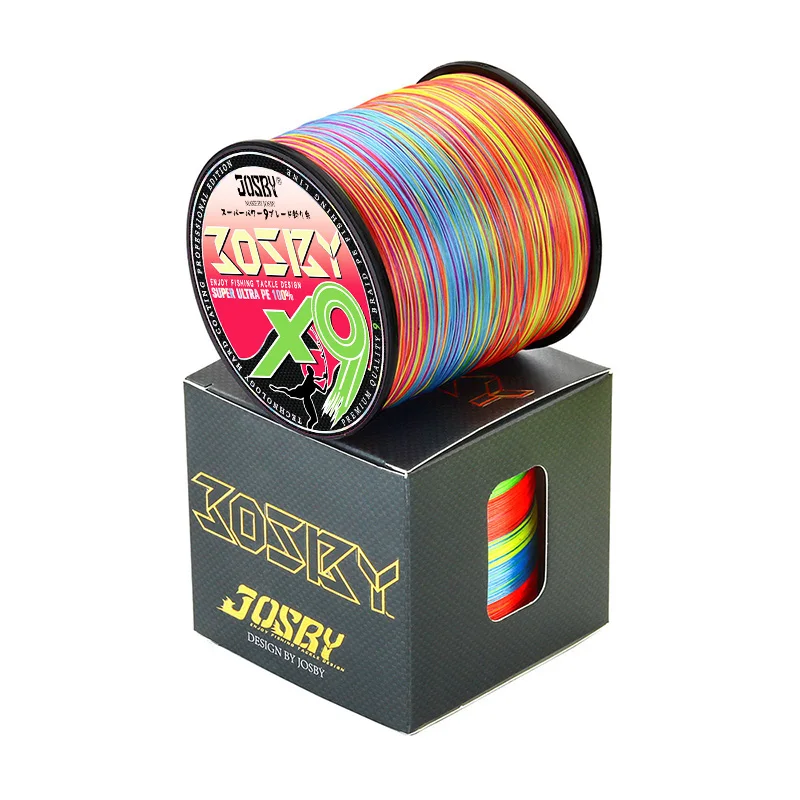 JOSBY-sedal de pesca trenzado de 9 hebras y 8, multifilamento japonés, superfuerte, mosca TRESS - imagen 4