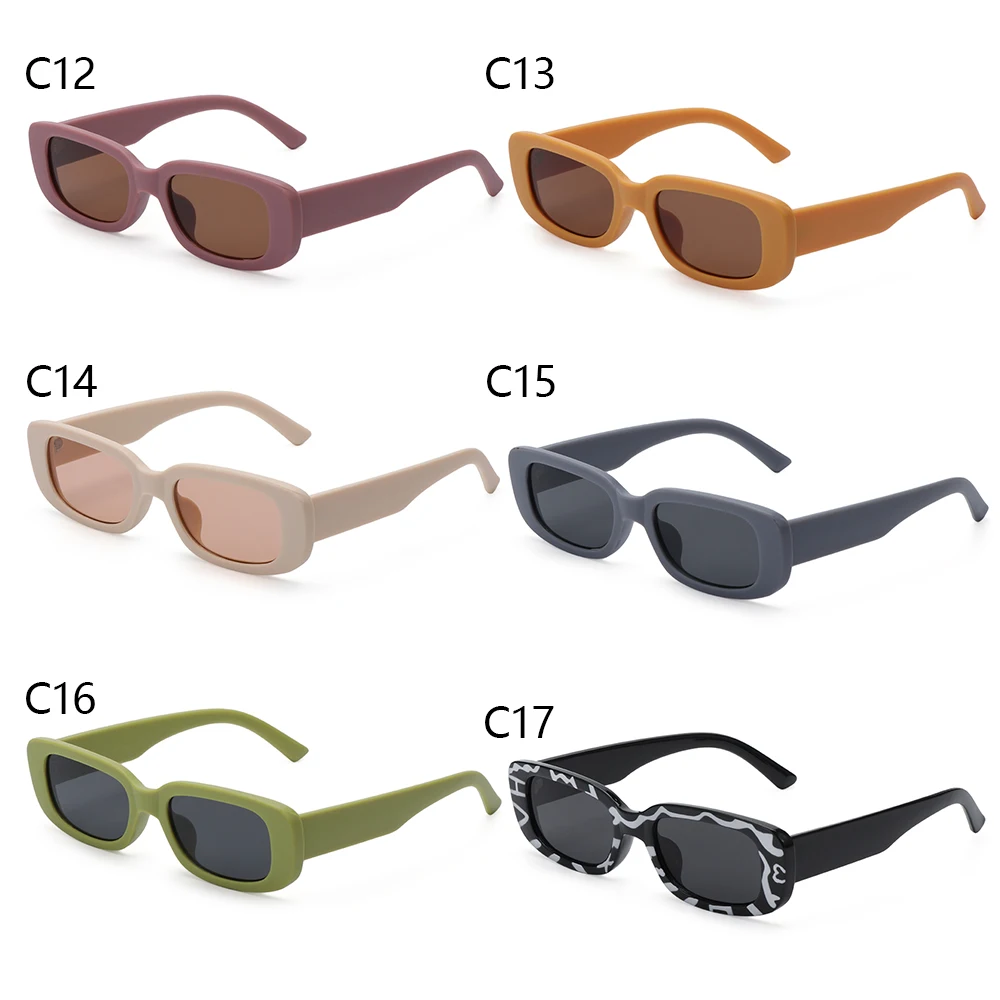 Gafas de sol con montura cuadrada Retro para mujer, protección UV 400, gafas de sol - imagen 2