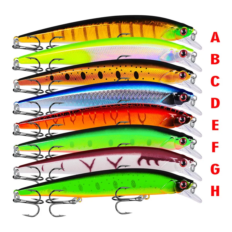 Señuelo de Pesca de pececillos biónicos, cebo duro Artificial para curricán de lubina, 14cm, 18,5g, Crankbait, Wobblers, ojos 3D para Pesca de carpa, 1 piezas - imagen 4