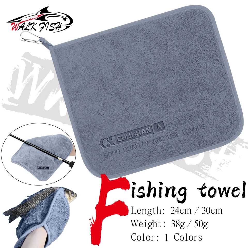 WALK FISH Toalla de Pesca Ultra Suave – Microfibra Secado Rápido - imagen 5
