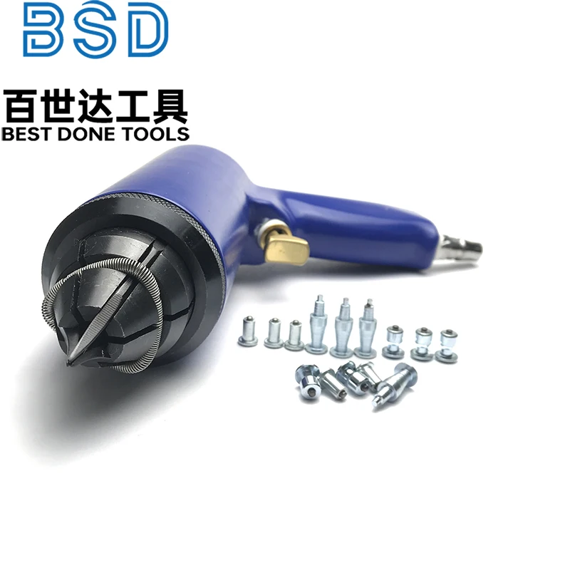 JX8mm, pistola de instalación de pernos de neumáticos/juego de herramientas de pistola de aire para rueda de invierno, neumáticos de coche, cadenas de neumáticos, tachuelas, tornillo/pistola de clavos para neumáticos de coche - imagen 4