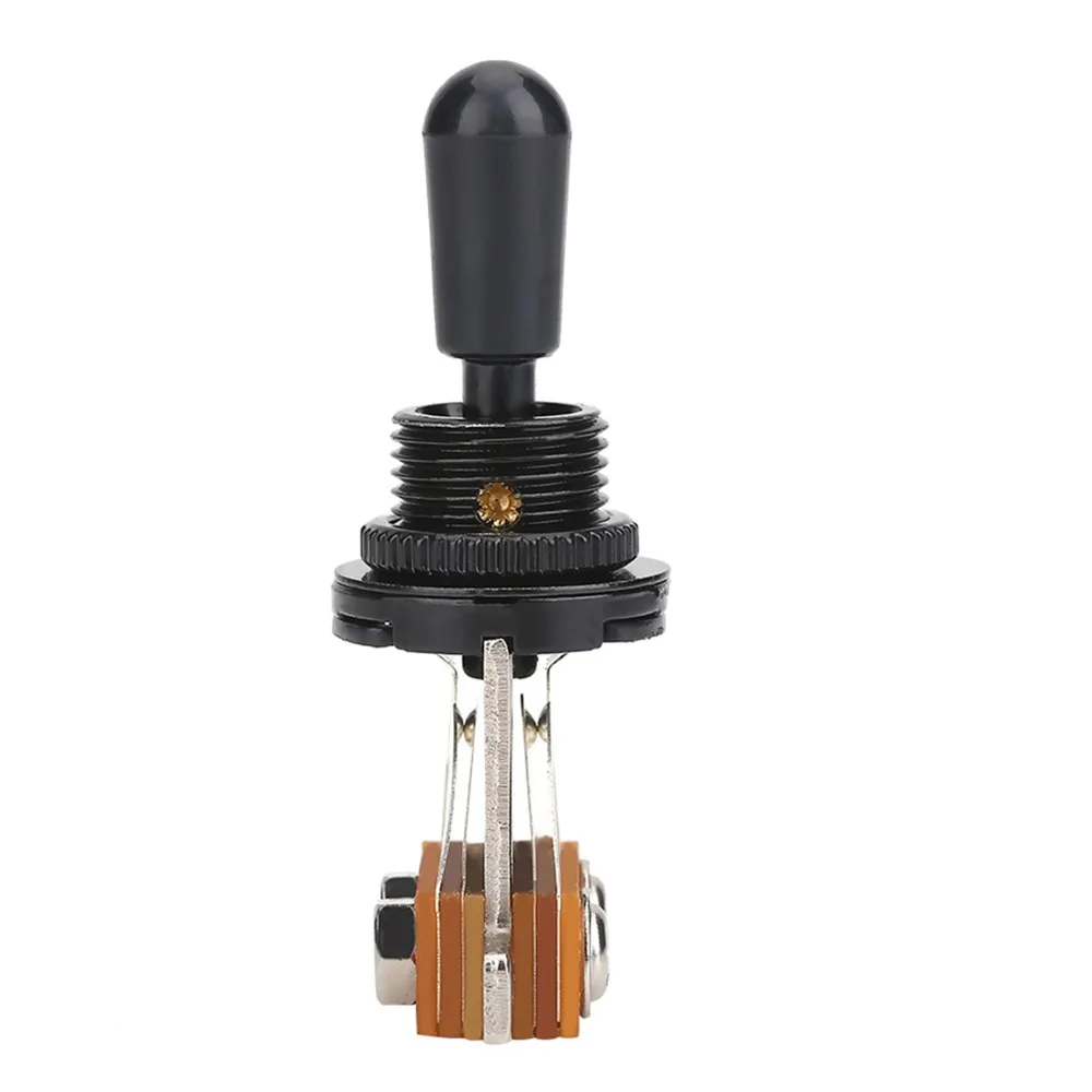 Selector de 3 Vías Punta Negra – Cambio rápido de pastillas para guitarra eléctrica - imagen 5