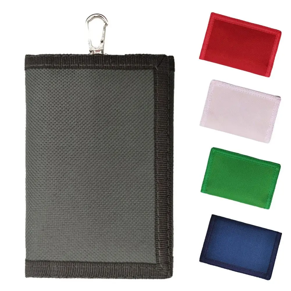 Regalos Cartera delgada multifuncional al aire libre con cremallera monedero de viaje mujer hombre cartera deportiva triple clásica - imagen 4