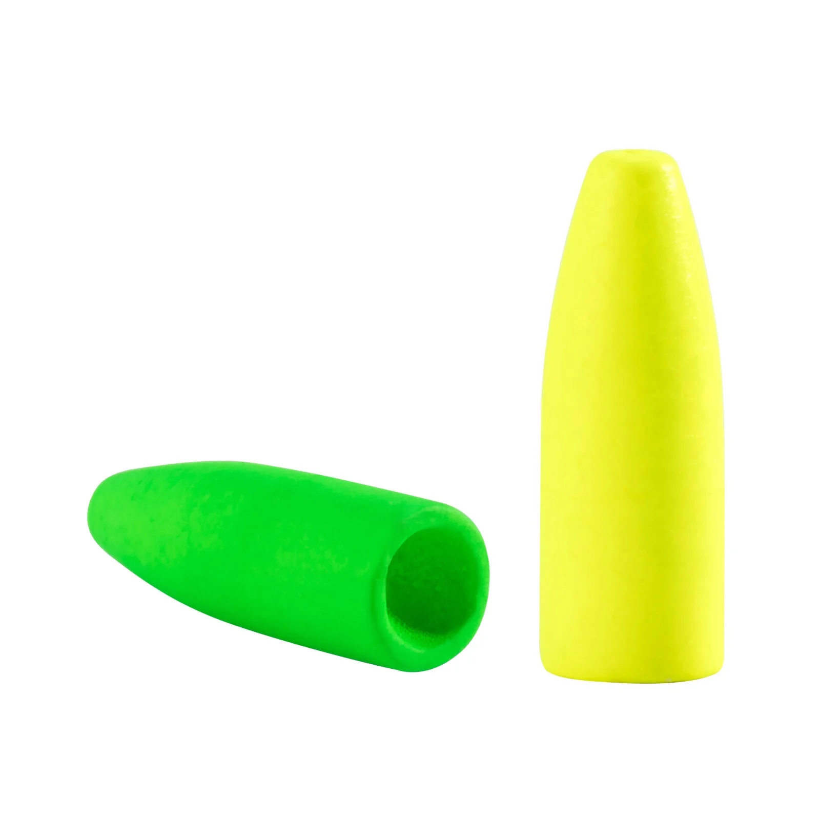 Boya flotante de espuma para pesca, indicador de golpe con forma de bala, aparejo inferior de agua salada, trucha, lubina, Catfish, Pompano, 30 piezas