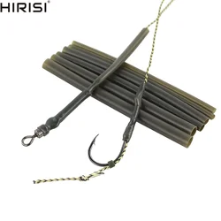 Tubos termorretráctiles para montajes de pesca de carpa
