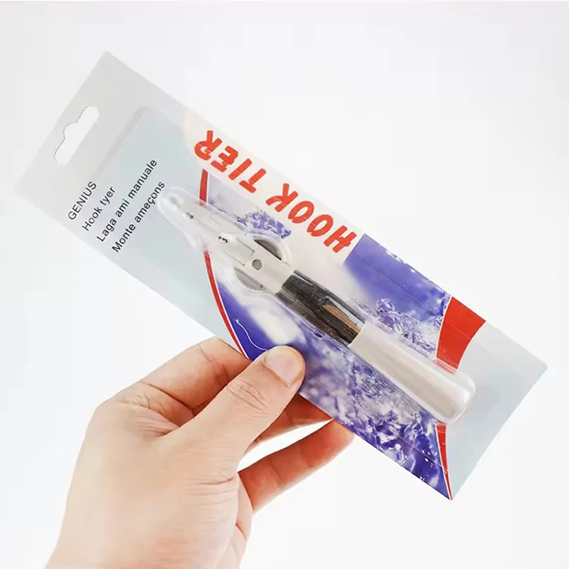 WEIHE-dispositivo de gancho de amarre ABS, anzuelo manual, línea de anudado, aparejos de pesca, herramienta de nudo de atado rápido - imagen 4