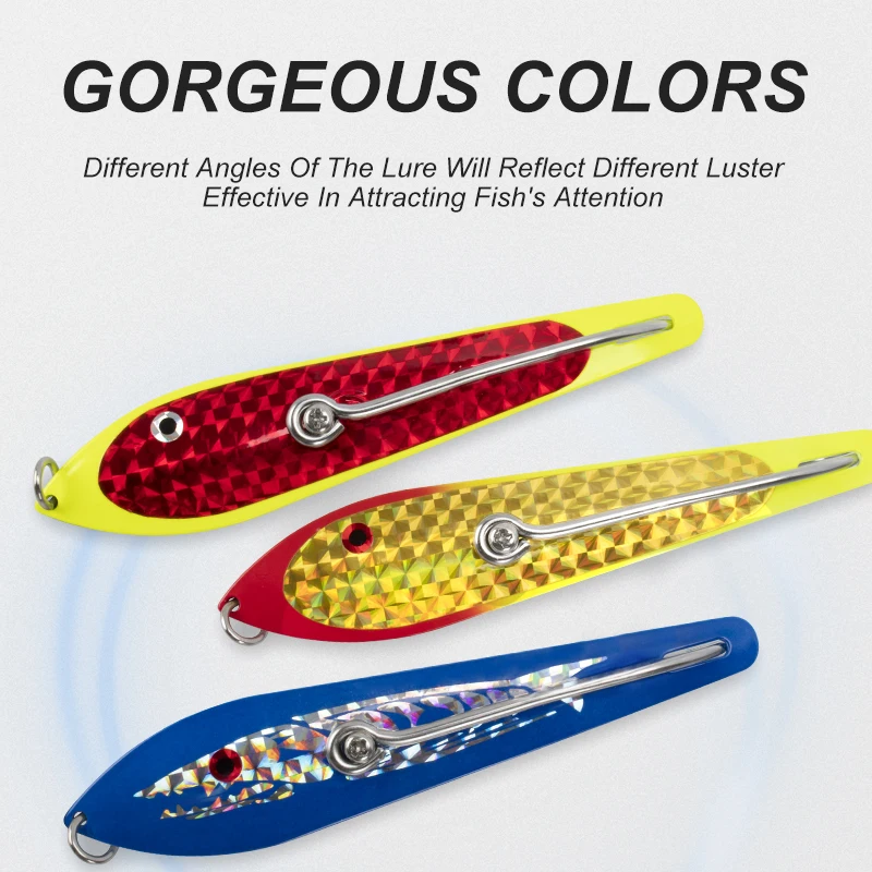 OBSESSION J99 20g 30g 54g 58g Drone señuelo cuchara gancho Metal de alta resistencia curricán cebo de fundición cortar agua rápidamente ganchos de cuchara de pesca - imagen 5