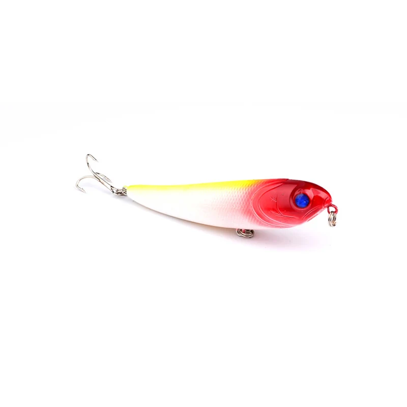 Señuelo de pesca de superficie WTD, cebo duro de agua salada Artificial, andador de plástico para lubina, 110mm/ 14g, nuevo - imagen 2